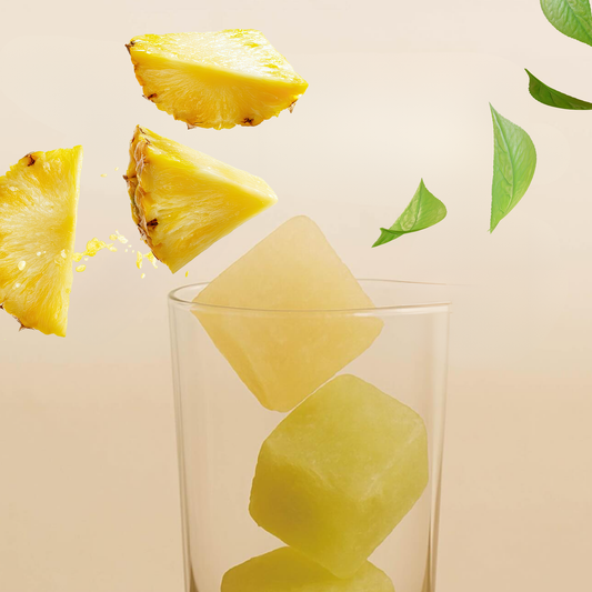 Cold brew tea ice cubes