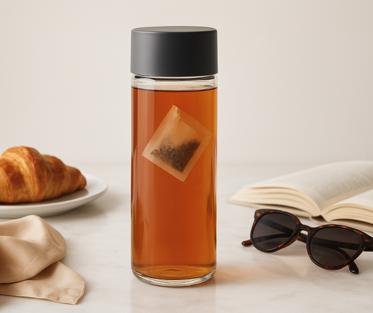 Cold brew tea in the morning